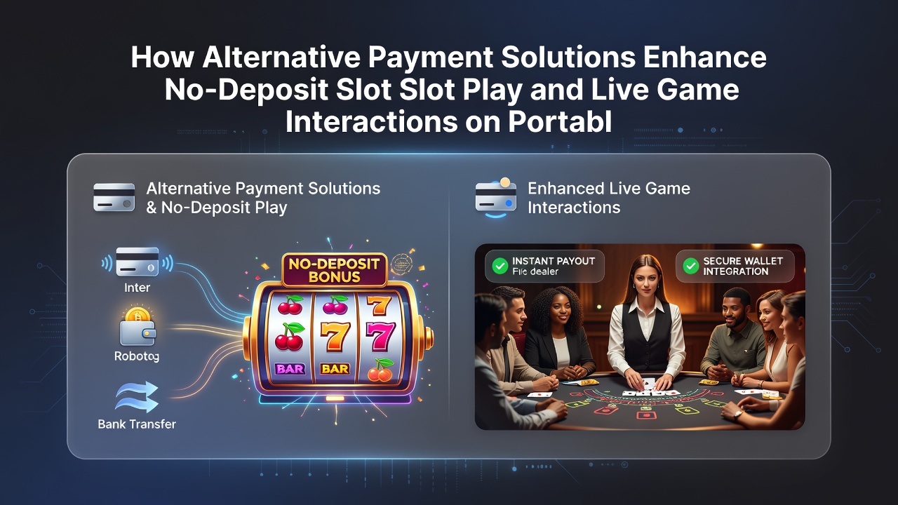 Live-Dealer-Sitzung auf einem Tablet mit integrierten alternativen Zahlungsoptionen für No-Deposit-Boni