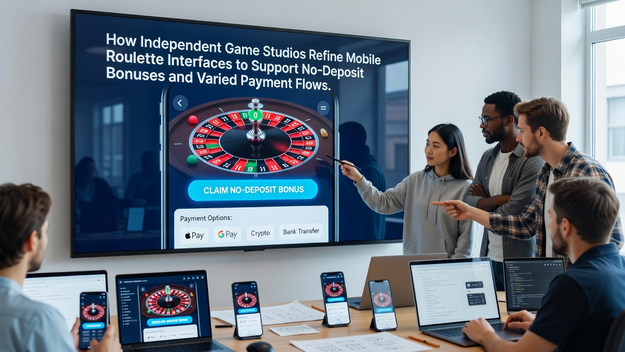 Unabhängige Studios optimieren mobile Roulette-Interfaces für No-Deposit-Boni und diverse Zahlungsflüsse