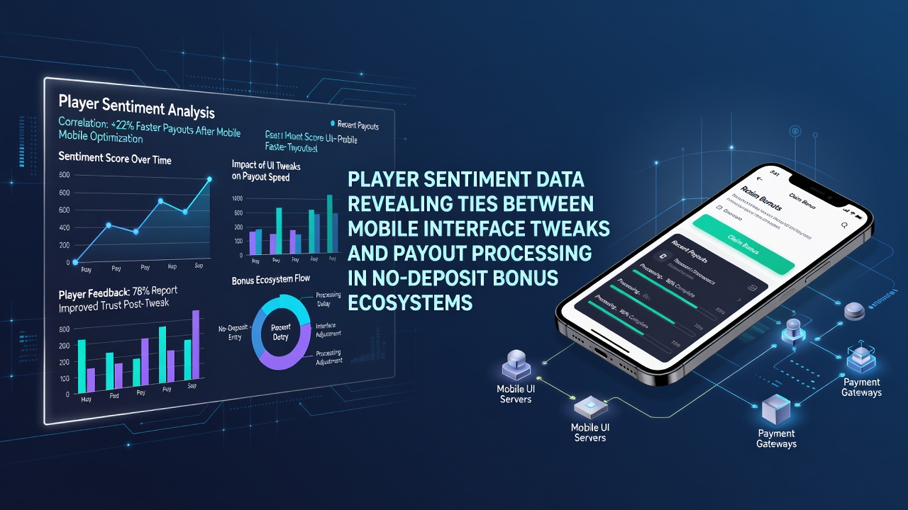 Visualisierung von Spieler-Sentiment-Daten zu mobilen Interfaces und Auszahlungen in No-Deposit-Bonus-Systemen