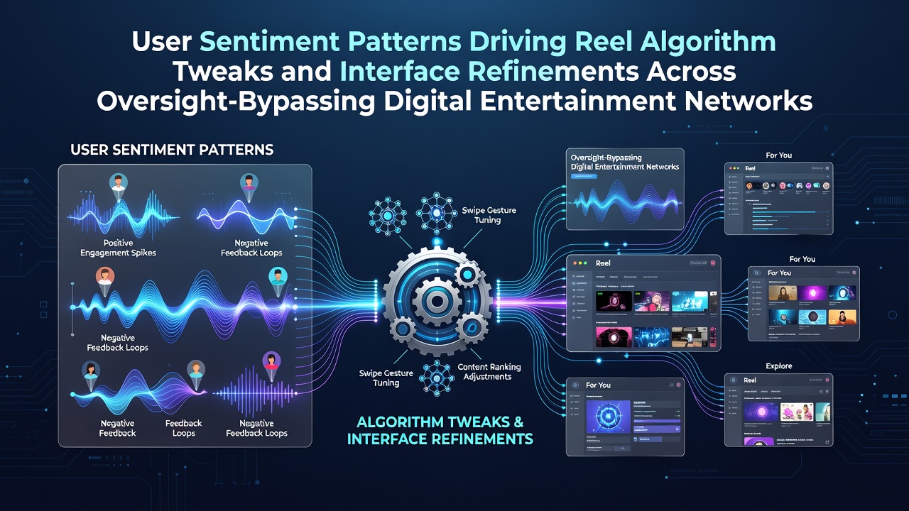 Darstellung von Nutzerinteraktionen mit Reel-Algorithmen in digitalen Unterhaltungsplattformen