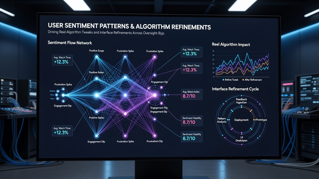 Visualisierung von Interface-Anpassungen basierend auf Nutzer-Sentiment in Entertainment-Netzwerken